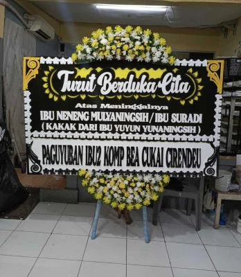 Papan Bunga di Megal Pamotan